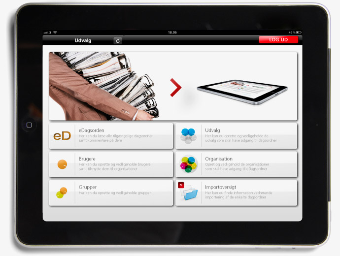 EDagsorden Usabillity Og Interfacedesign Til Backend P IPad Og Web EDagsorden Usabillity Og Interfacedesign Til Backend P IPad Og Web